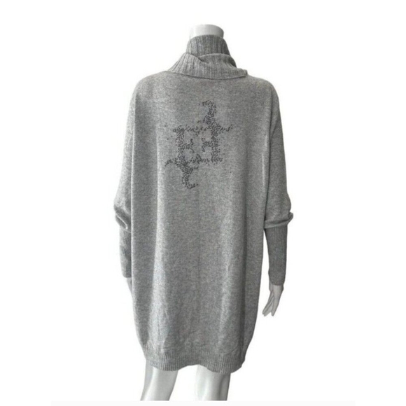 Escada Safina Gray Cowl Neck Sweater Cashmere & Sweatpants Size S - Picture 3 of 16